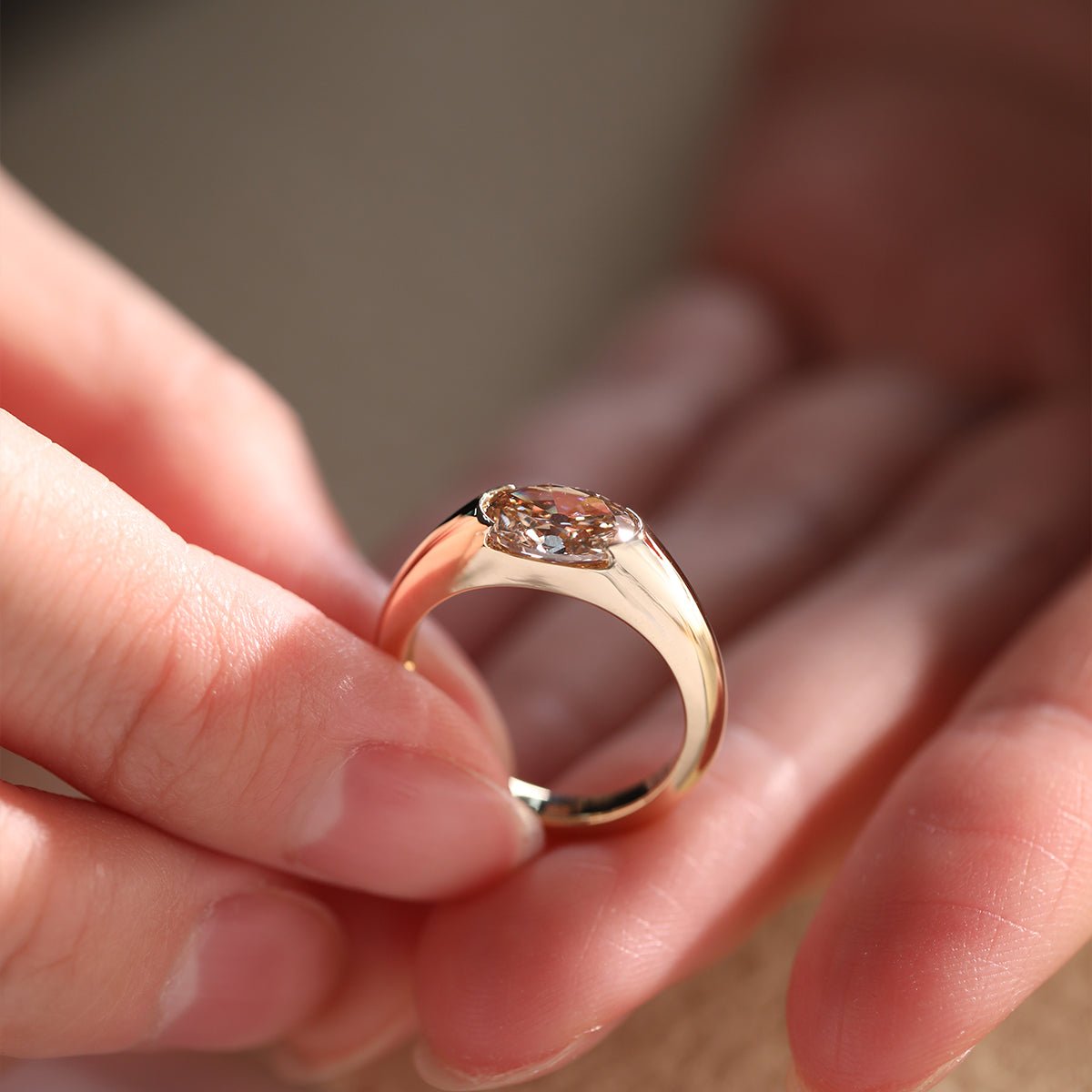 Solitaire Cathedral- 1.8 CT Cushion Lab Grown Diamond Wedding Band
