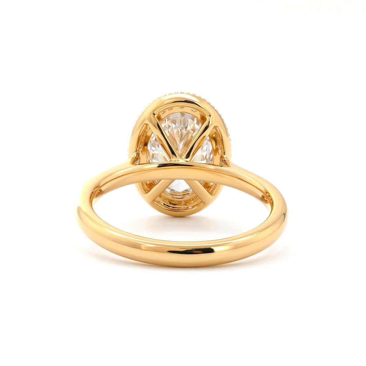 Solitaire Cathedral- 1.8 CT Cushion Lab Grown Diamond Wedding Band