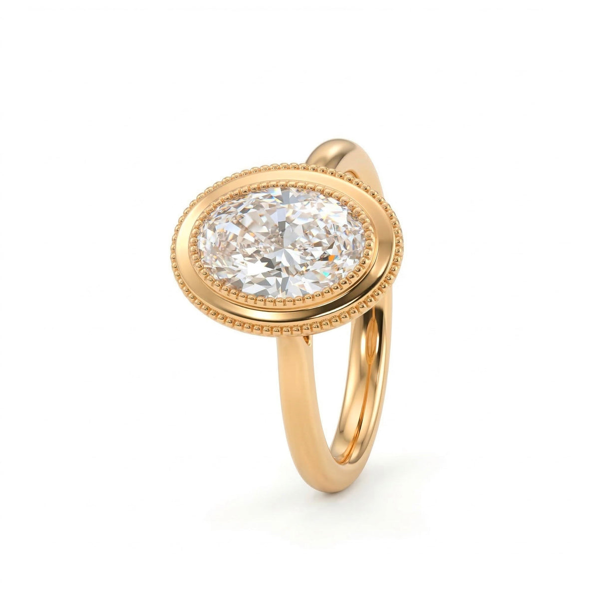 Solitaire Cathedral- 1.8 CT Cushion Lab Grown Diamond Wedding Band