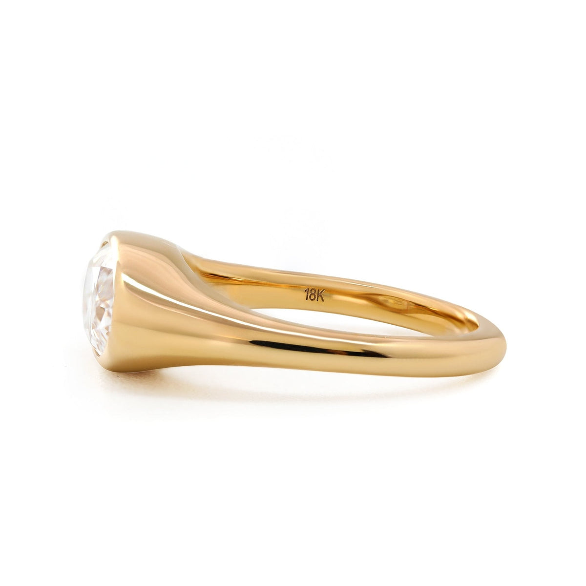 Solitaire Cathedral- 1.8 CT Cushion Lab Grown Diamond Wedding Band