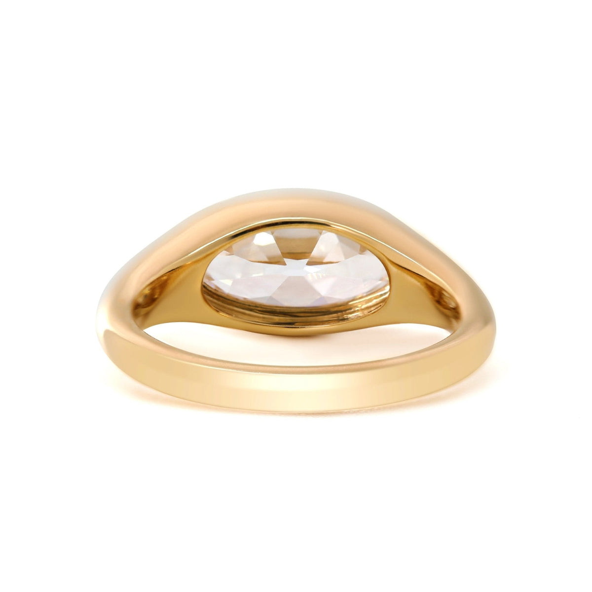 Solitaire Cathedral- 1.8 CT Cushion Lab Grown Diamond Wedding Band