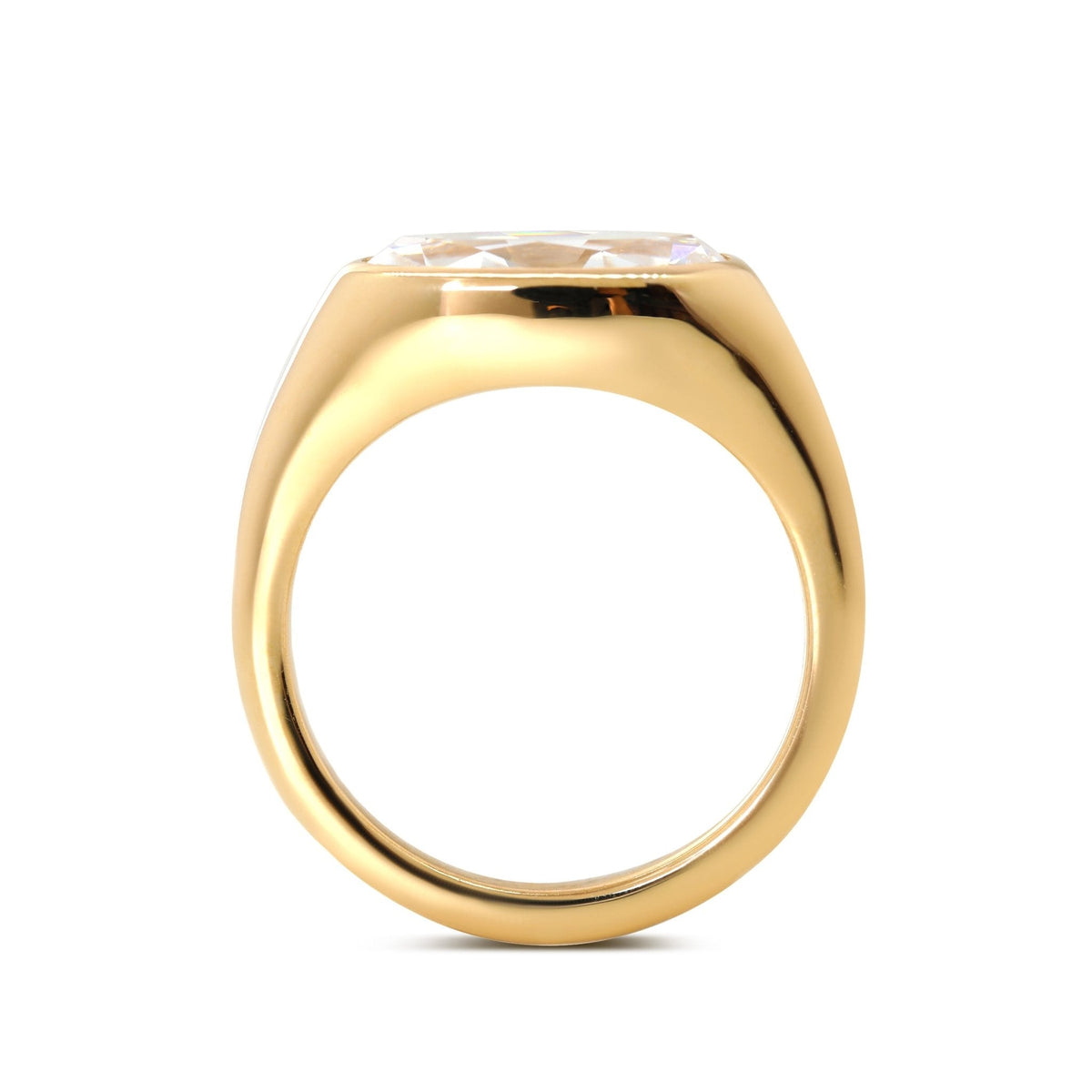 Solitaire Cathedral- 1.8 CT Cushion Lab Grown Diamond Wedding Band