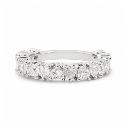 Solitaire Cathedral- 1.8 CT Cushion Lab Grown Diamond Wedding Band