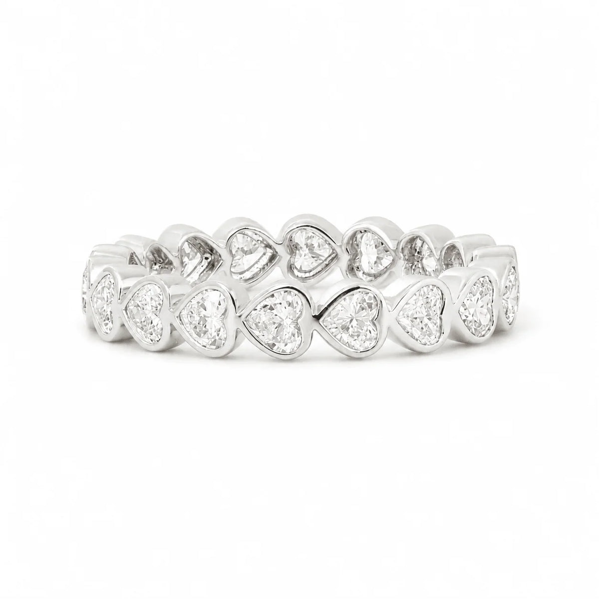 Solitaire Cathedral- 1.8 CT Cushion Lab Grown Diamond Wedding Band