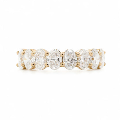 Solitaire Cathedral- 1.8 CT Cushion Lab Grown Diamond Wedding Band