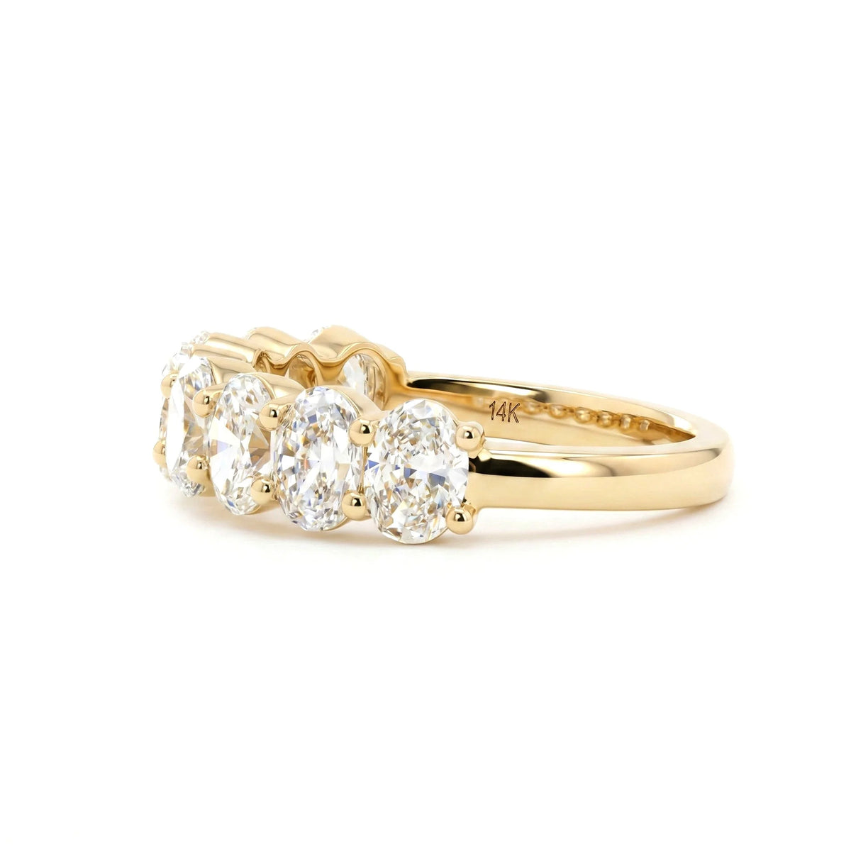 Solitaire Cathedral- 1.8 CT Cushion Lab Grown Diamond Wedding Band