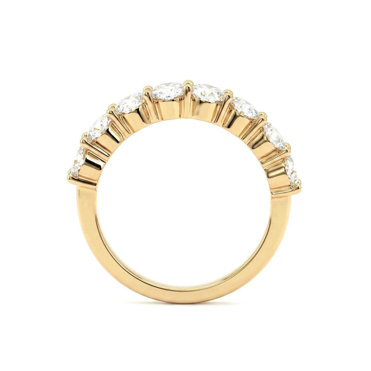Solitaire Cathedral- 1.8 CT Cushion Lab Grown Diamond Wedding Band