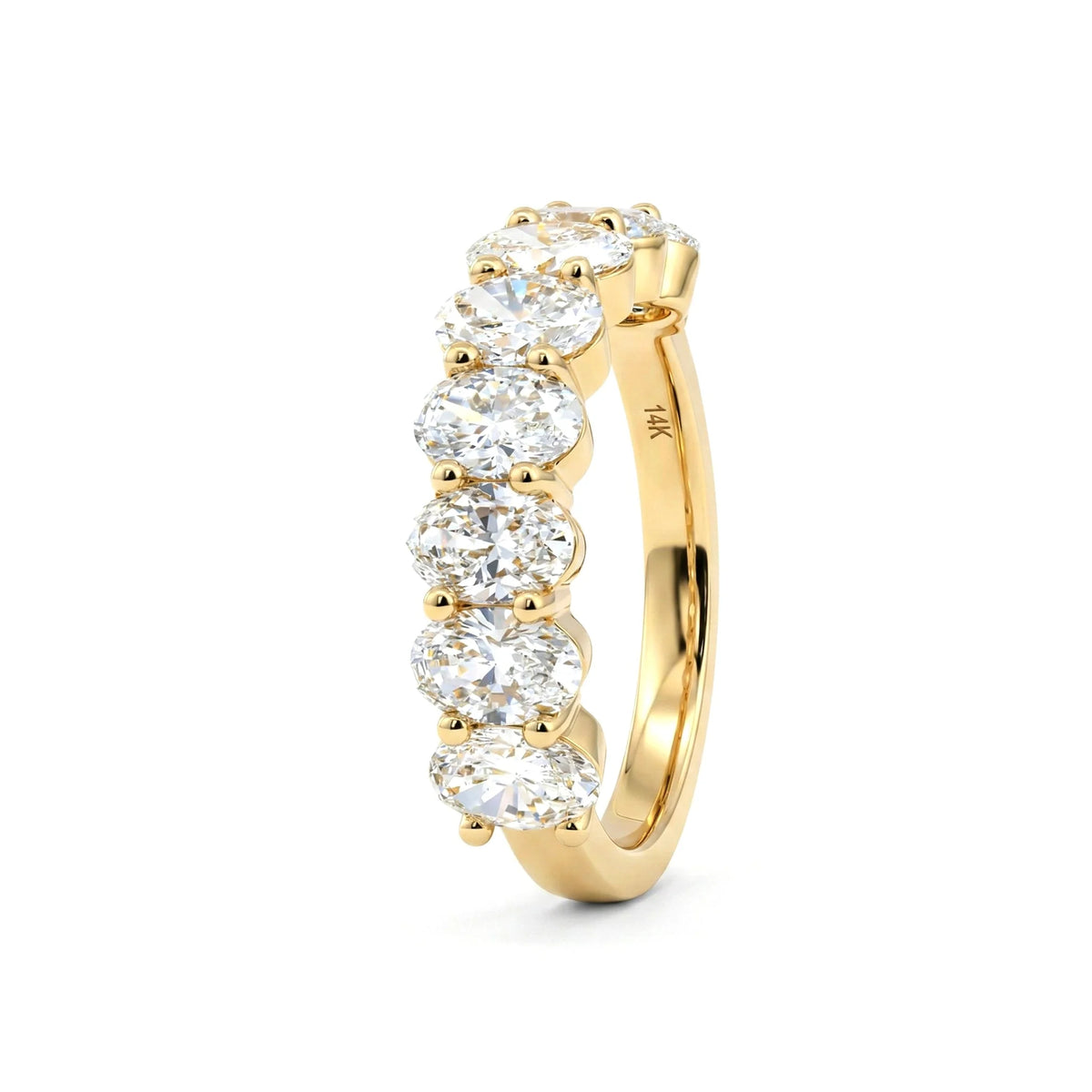 Solitaire Cathedral- 1.8 CT Cushion Lab Grown Diamond Wedding Band