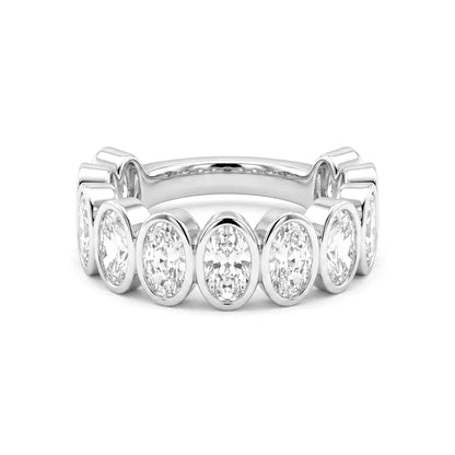Solitaire Cathedral- 1.8 CT Cushion Lab Grown Diamond Wedding Band