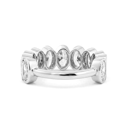 Solitaire Cathedral- 1.8 CT Cushion Lab Grown Diamond Wedding Band