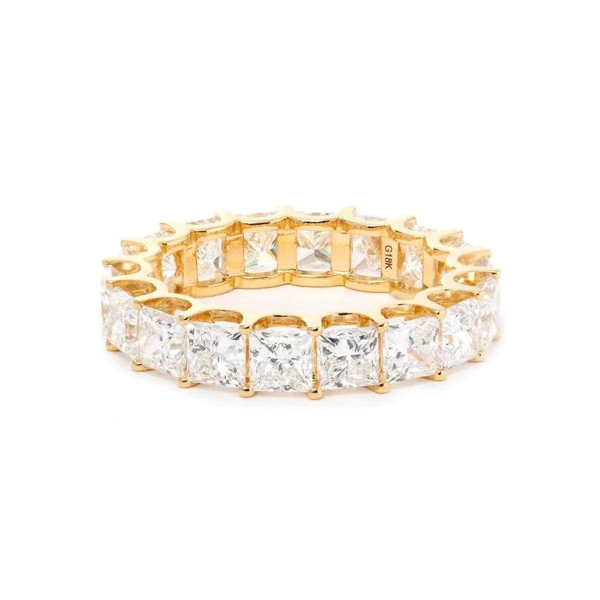 Solitaire Cathedral- 1.8 CT Cushion Lab Grown Diamond Wedding Band