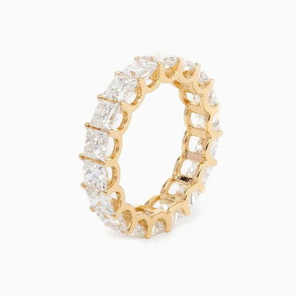 Solitaire Cathedral- 1.8 CT Cushion Lab Grown Diamond Wedding Band