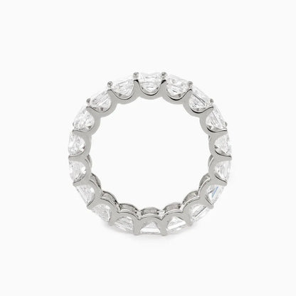 Solitaire Cathedral- 1.8 CT Cushion Lab Grown Diamond Wedding Band