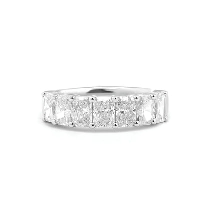 Solitaire Cathedral- 1.8 CT Cushion Lab Grown Diamond Wedding Band