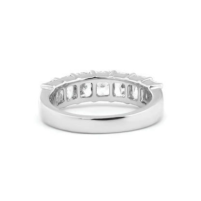 Solitaire Cathedral- 1.8 CT Cushion Lab Grown Diamond Wedding Band