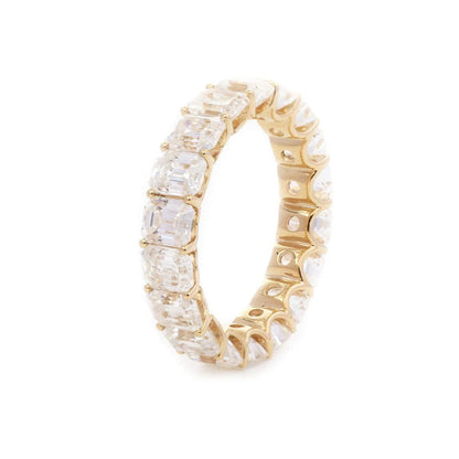 Solitaire Cathedral- 1.8 CT Cushion Lab Grown Diamond Wedding Band