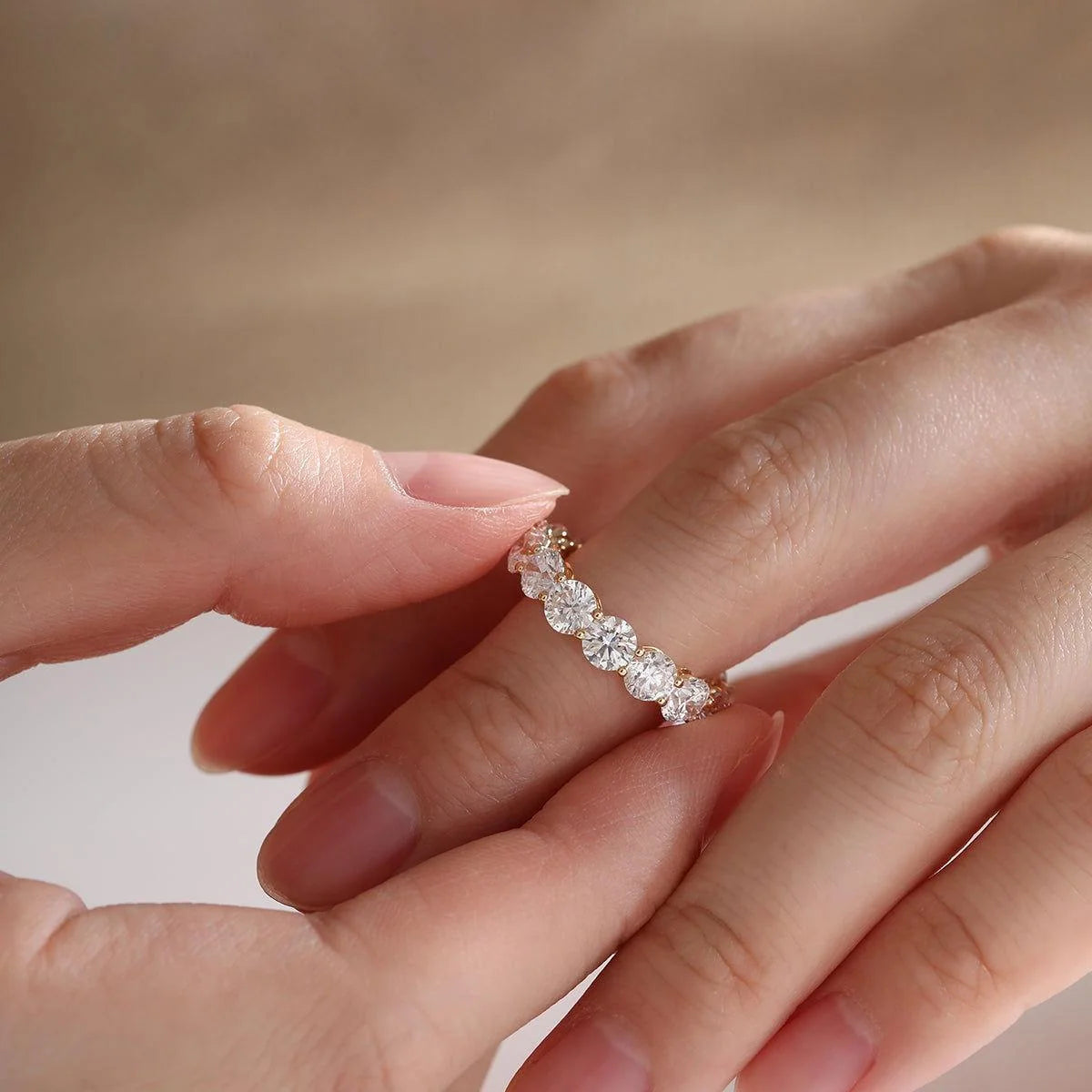 Solitaire Cathedral- 1.8 CT Cushion Lab Grown Diamond Wedding Band