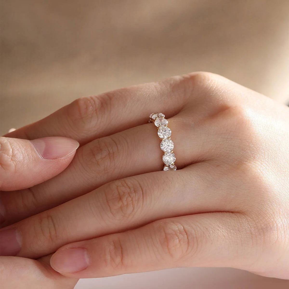Solitaire Cathedral- 1.8 CT Cushion Lab Grown Diamond Wedding Band