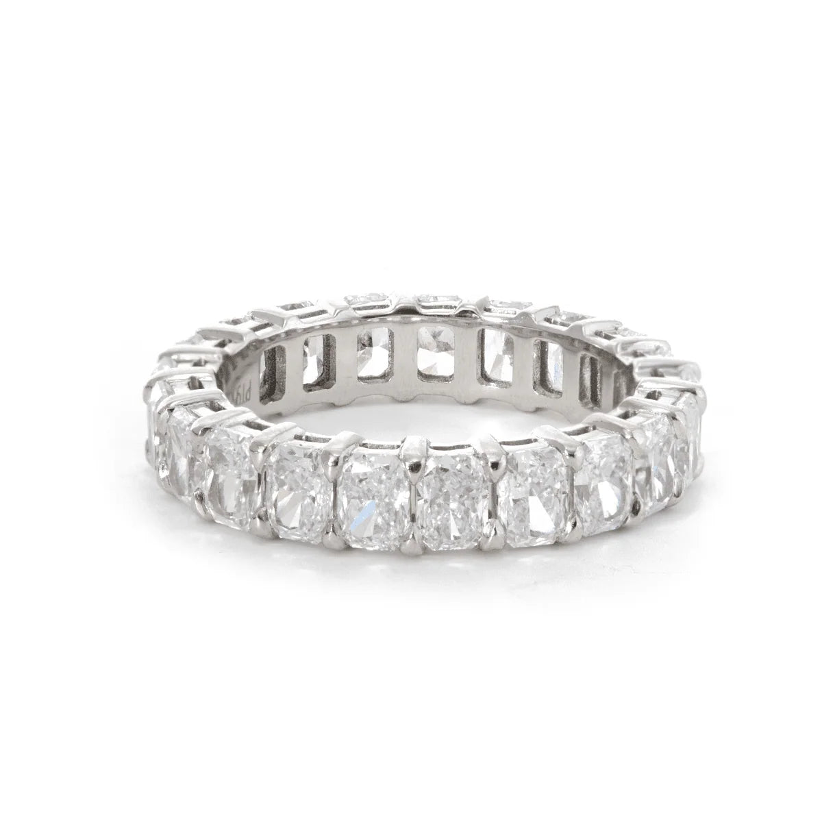 Solitaire Cathedral- 1.8 CT Cushion Lab Grown Diamond Wedding Band
