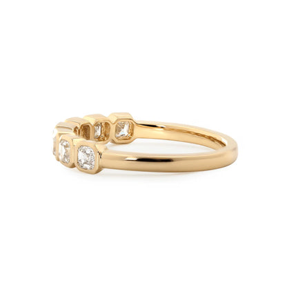Solitaire Cathedral- 1.8 CT Cushion Lab Grown Diamond Wedding Band