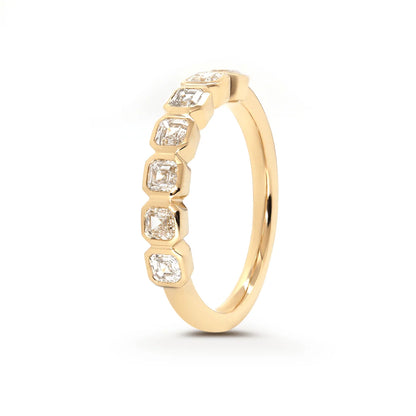 Solitaire Cathedral- 1.8 CT Cushion Lab Grown Diamond Wedding Band