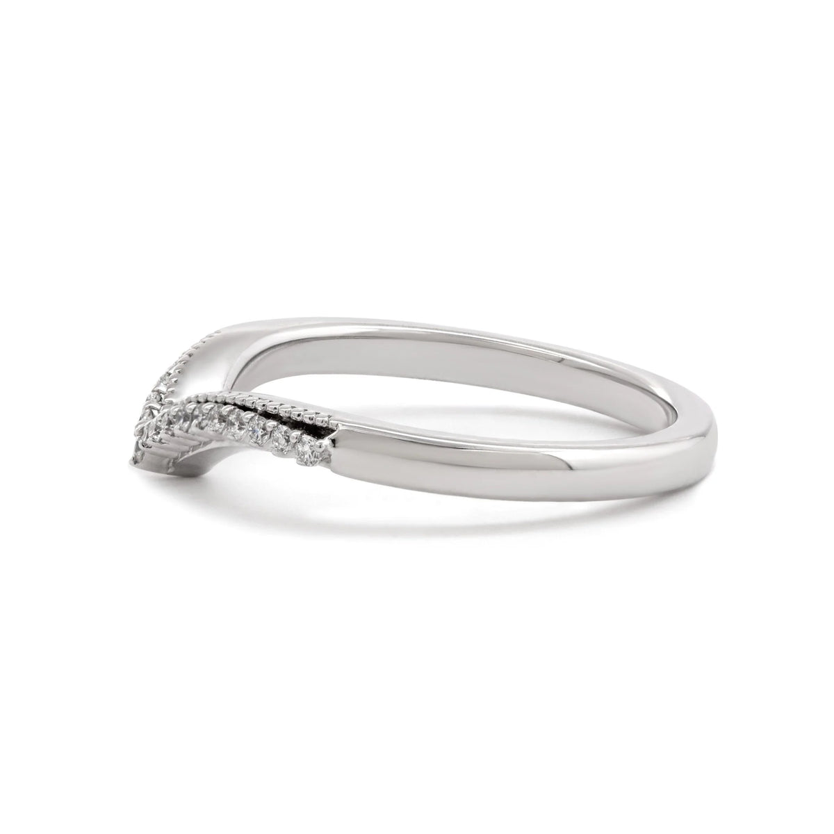 Solitaire Cathedral- 1.8 CT Cushion Lab Grown Diamond Wedding Band