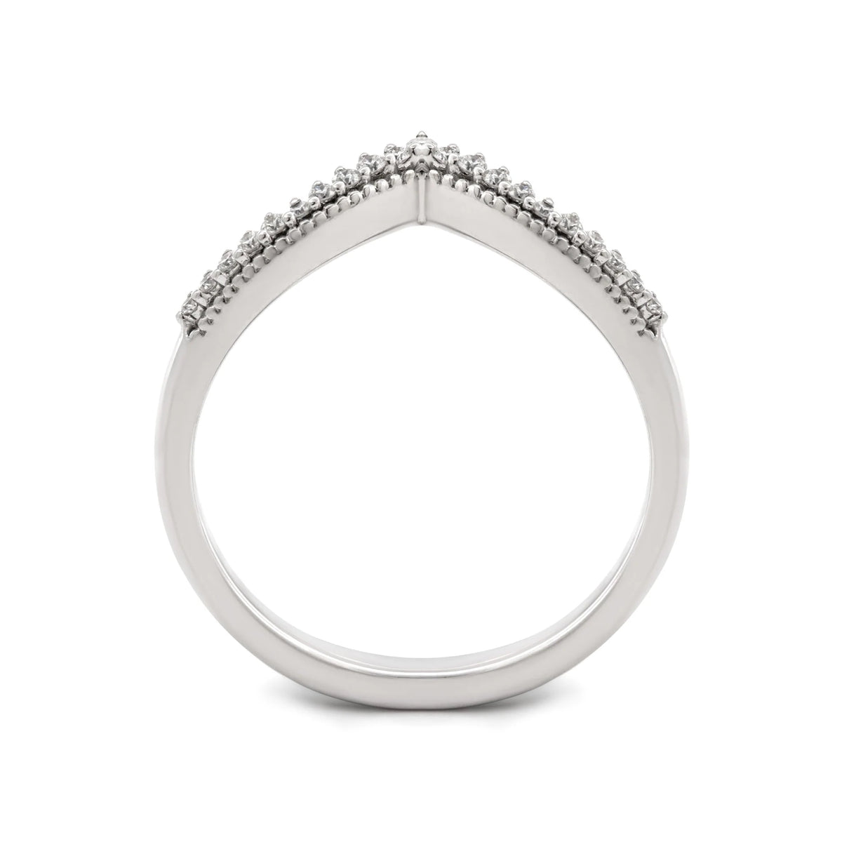 Solitaire Cathedral- 1.8 CT Cushion Lab Grown Diamond Wedding Band