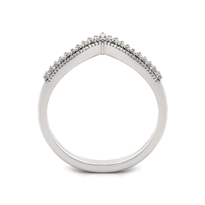 Solitaire Cathedral- 1.8 CT Cushion Lab Grown Diamond Wedding Band