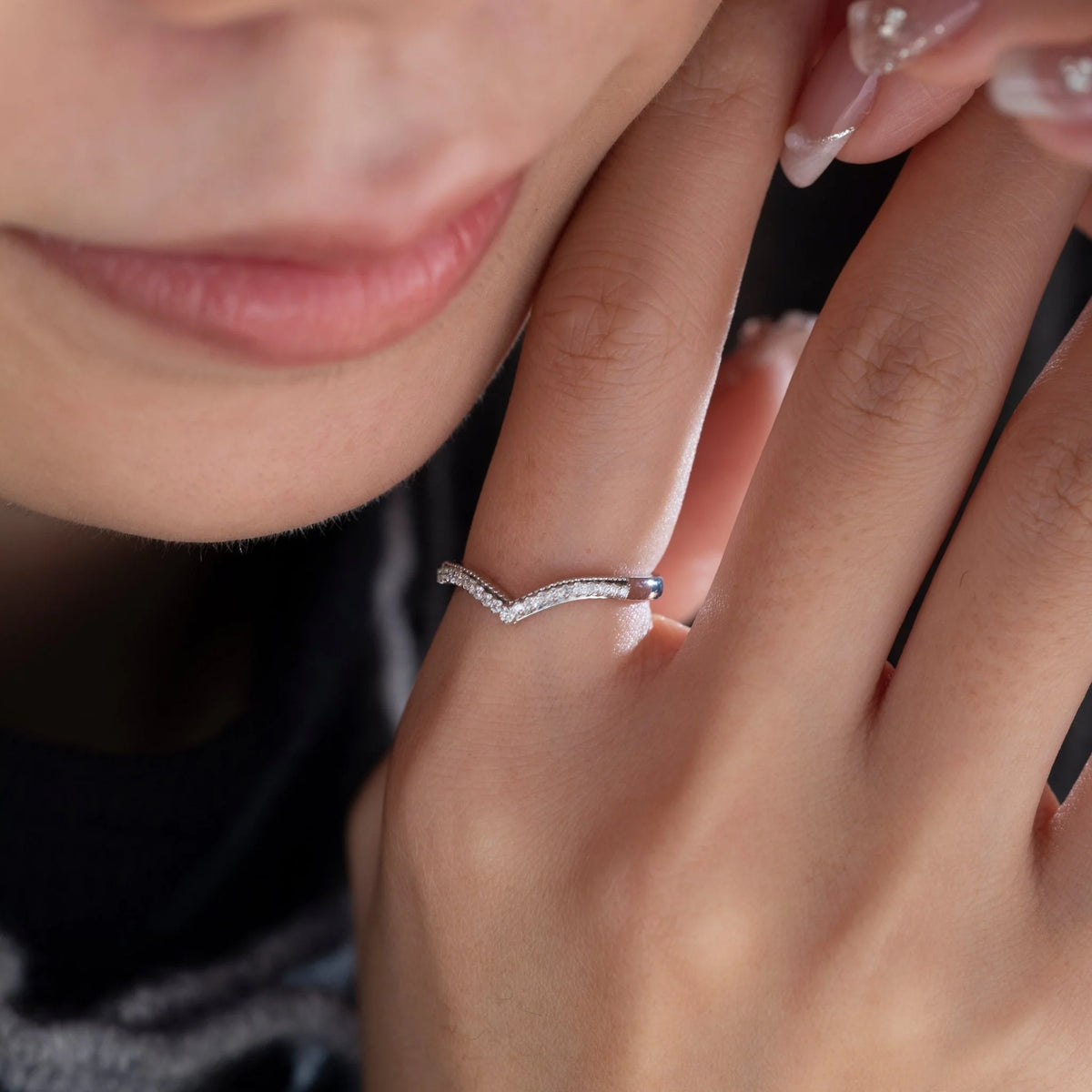 Solitaire Cathedral- 1.8 CT Cushion Lab Grown Diamond Wedding Band