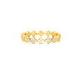 Load image into Gallery viewer, Radiant 0.20 TCW Round Lab-Grown Diamond Floral Eternity Band
