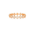 Load image into Gallery viewer, Radiant 0.20 TCW Round Lab-Grown Diamond Floral Eternity Band
