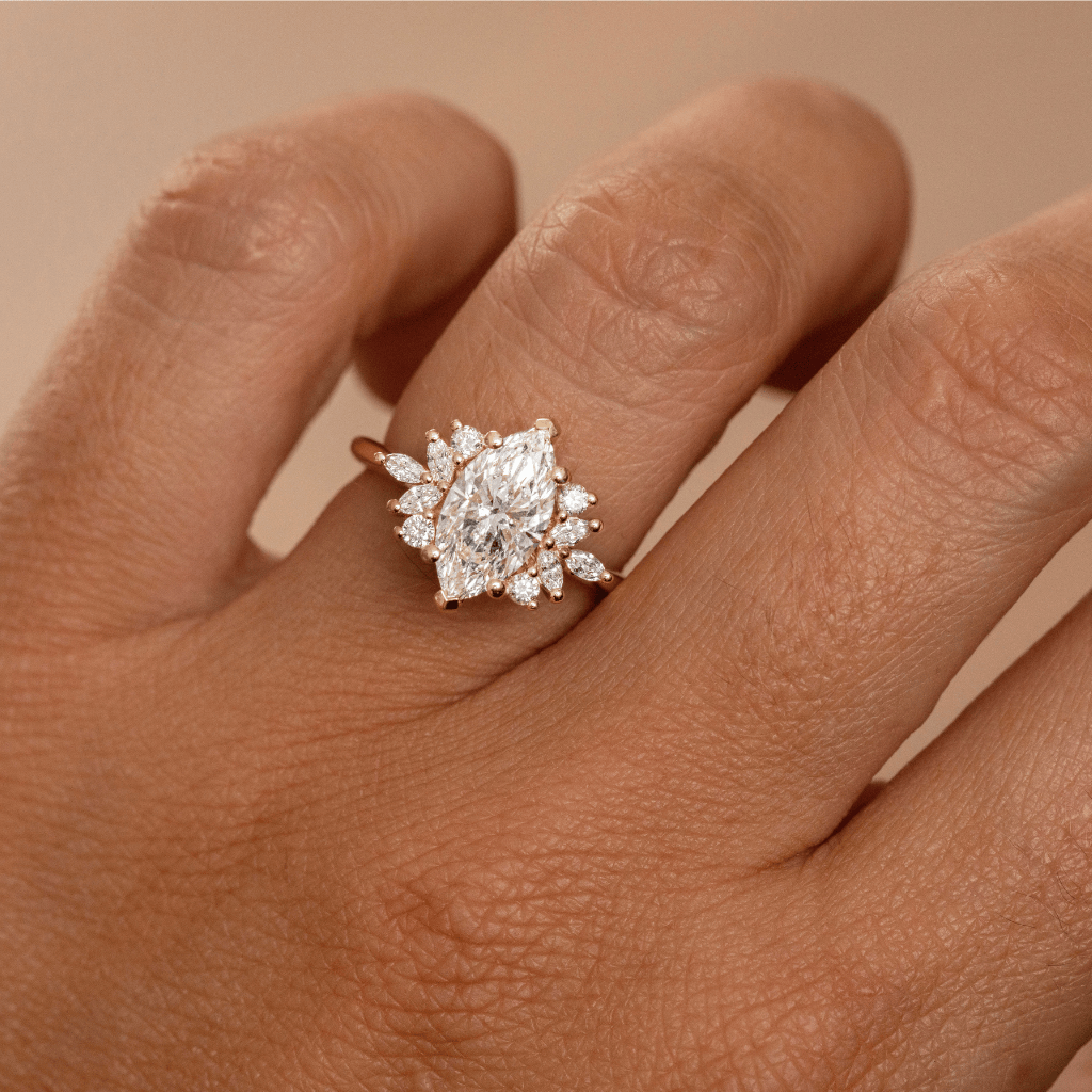 Solitaire-Oval Lab Grown Diamond Engagement Ring