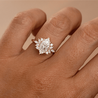 Solitaire-Oval Lab Grown Diamond Engagement Ring