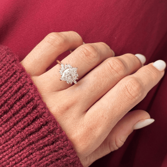 Solitaire-Oval Lab Grown Diamond Engagement Ring