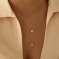 Load image into Gallery viewer, 0.30 TCW Round Lab-Grown Diamond Trio Necklace in Gold
