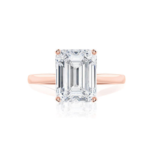 1.20 CT Emerald Cut Lab-Created Diamond Solitaire Ring