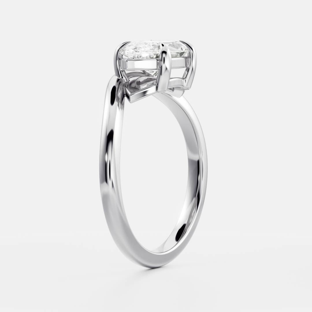 East West Solitaire-Marquise Lab Grown Diamond Engagement Ring