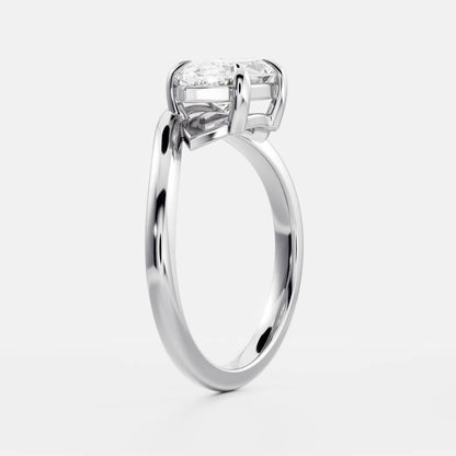 East West Solitaire-Marquise Lab Grown Diamond Engagement Ring