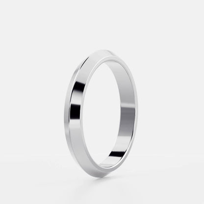 Knife Edge- Wedding Band