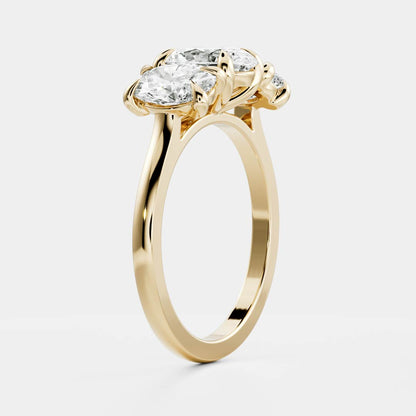 Solitaire- 1.0 CT Oval Moissanite Engagement Ring