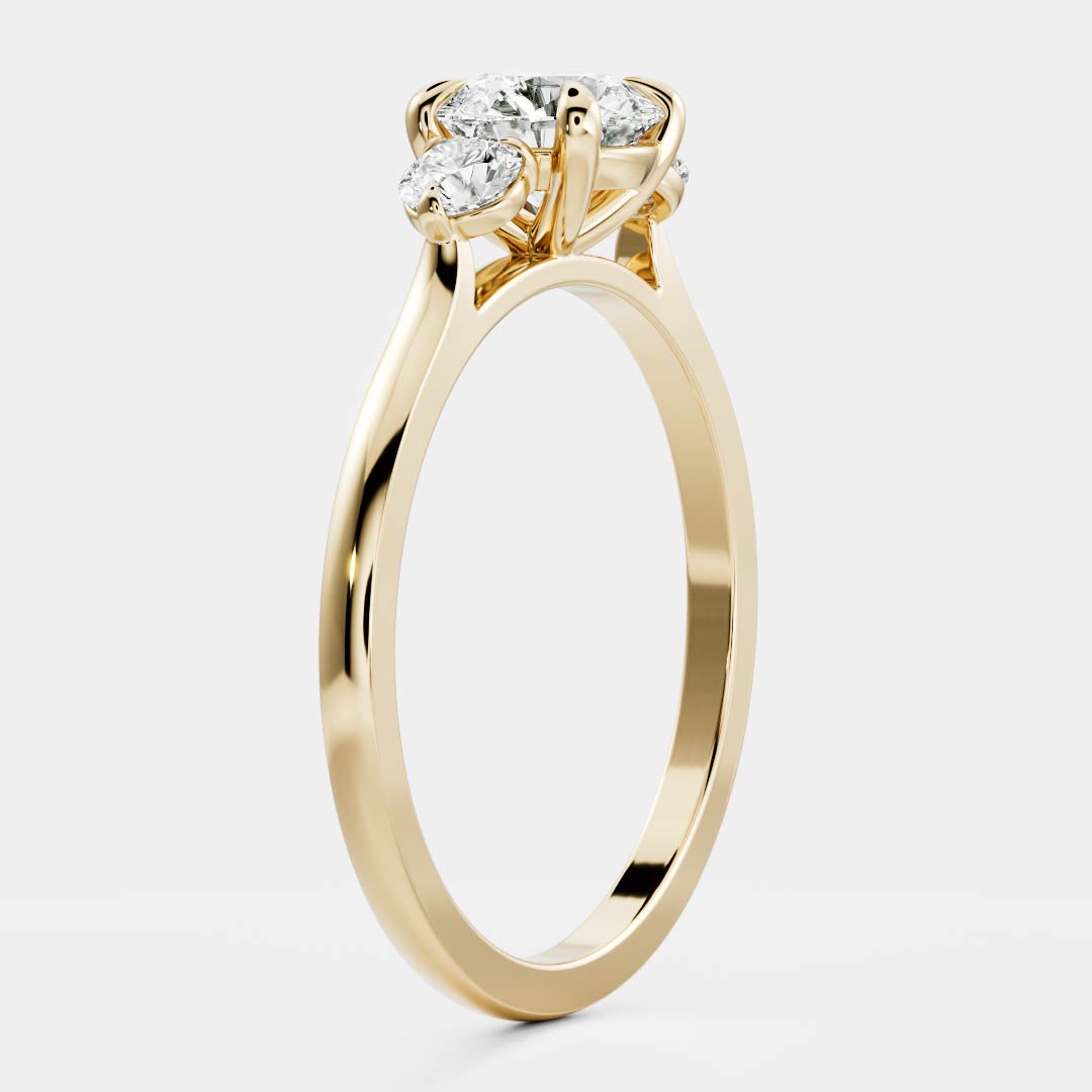 Solitaire-Oval Lab Grown Diamond Engagement Ring