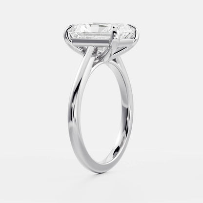 Solitaire-Oval Lab Grown Diamond Engagement Ring