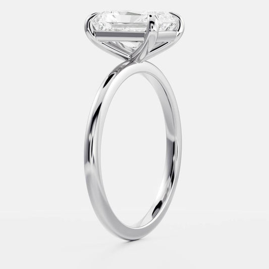 Solitaire-Oval Lab Grown Diamond Engagement Ring