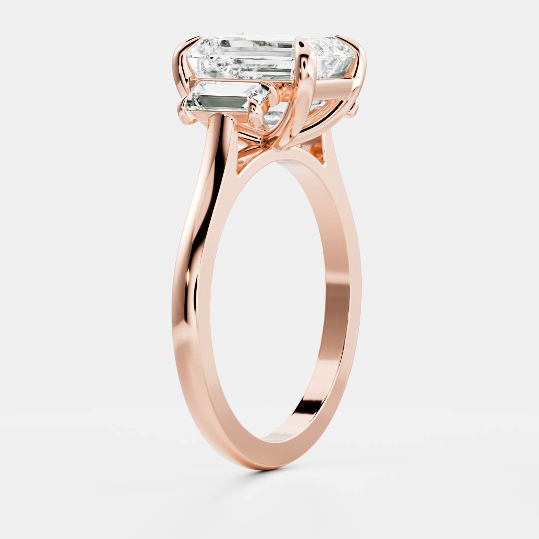 Solitaire- 1.0 CT Oval Moissanite Engagement Ring