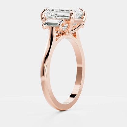 Solitaire- 1.0 CT Oval Moissanite Engagement Ring