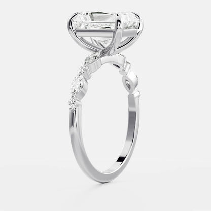 Solitaire-Oval Lab Grown Diamond Engagement Ring
