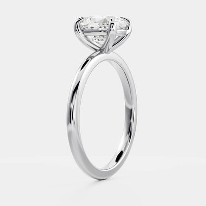 Solitaire-Oval Lab Grown Diamond Engagement Ring