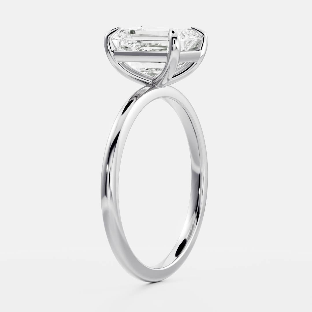 Solitaire-Oval Lab Grown Diamond Engagement Ring