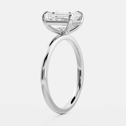 Solitaire-Oval Lab Grown Diamond Engagement Ring