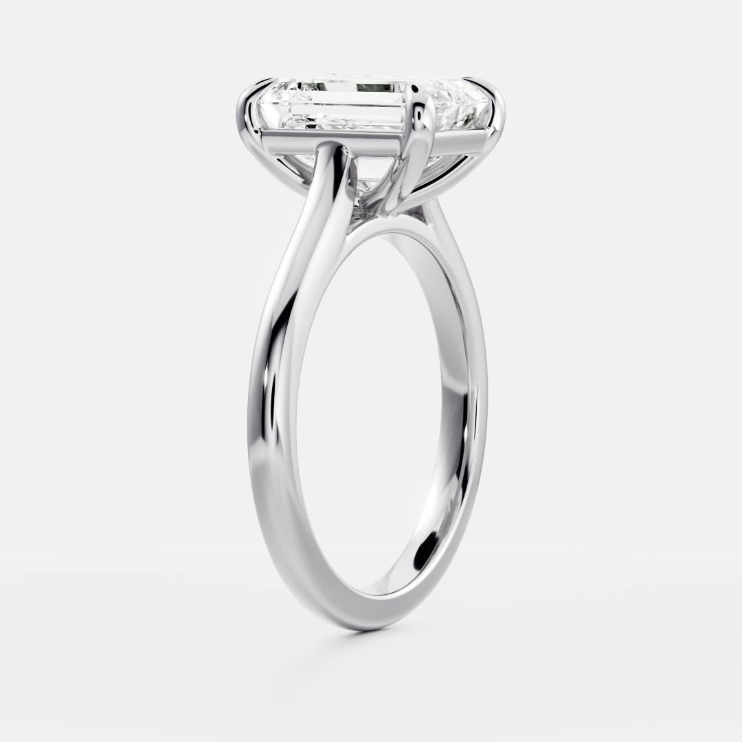 Solitaire-Oval Lab Grown Diamond Engagement Ring